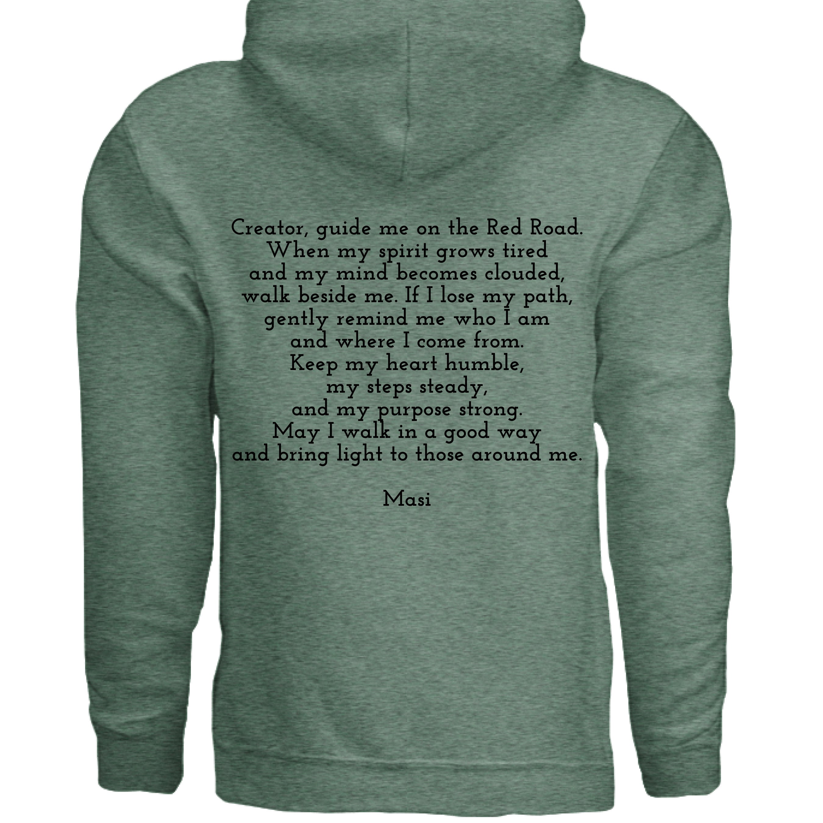 Heather Sport Dark Green - BACK