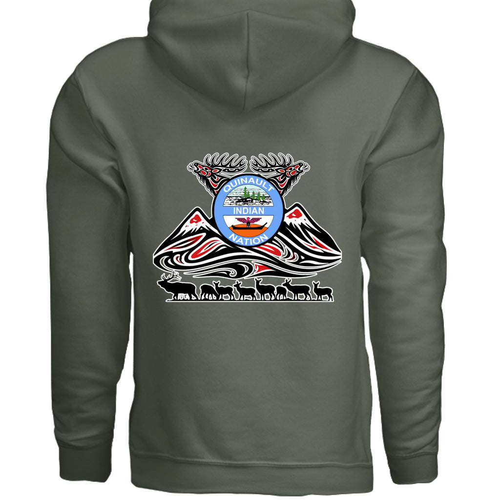 MILITARY GREEN - BACK