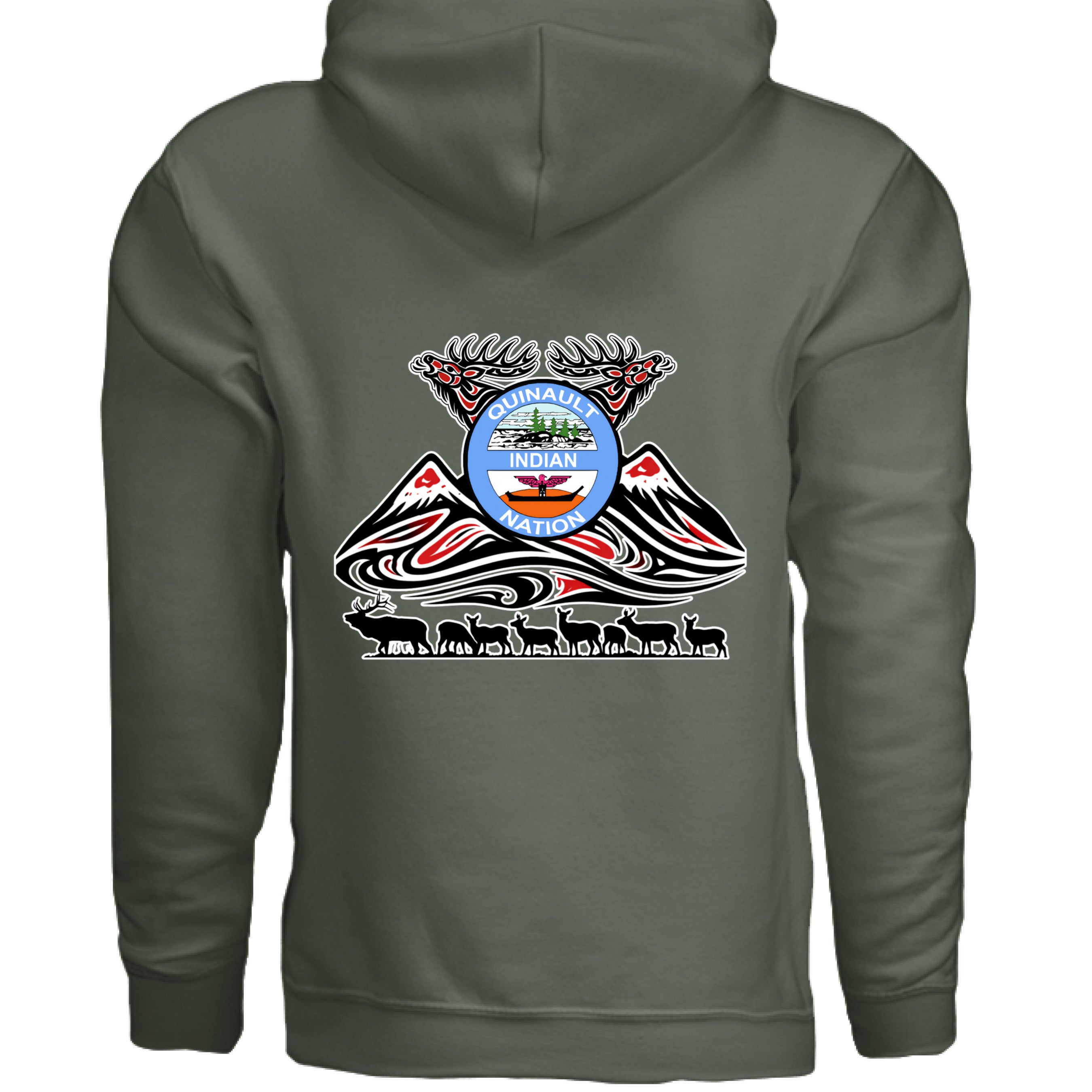MILITARY GREEN - BACK
