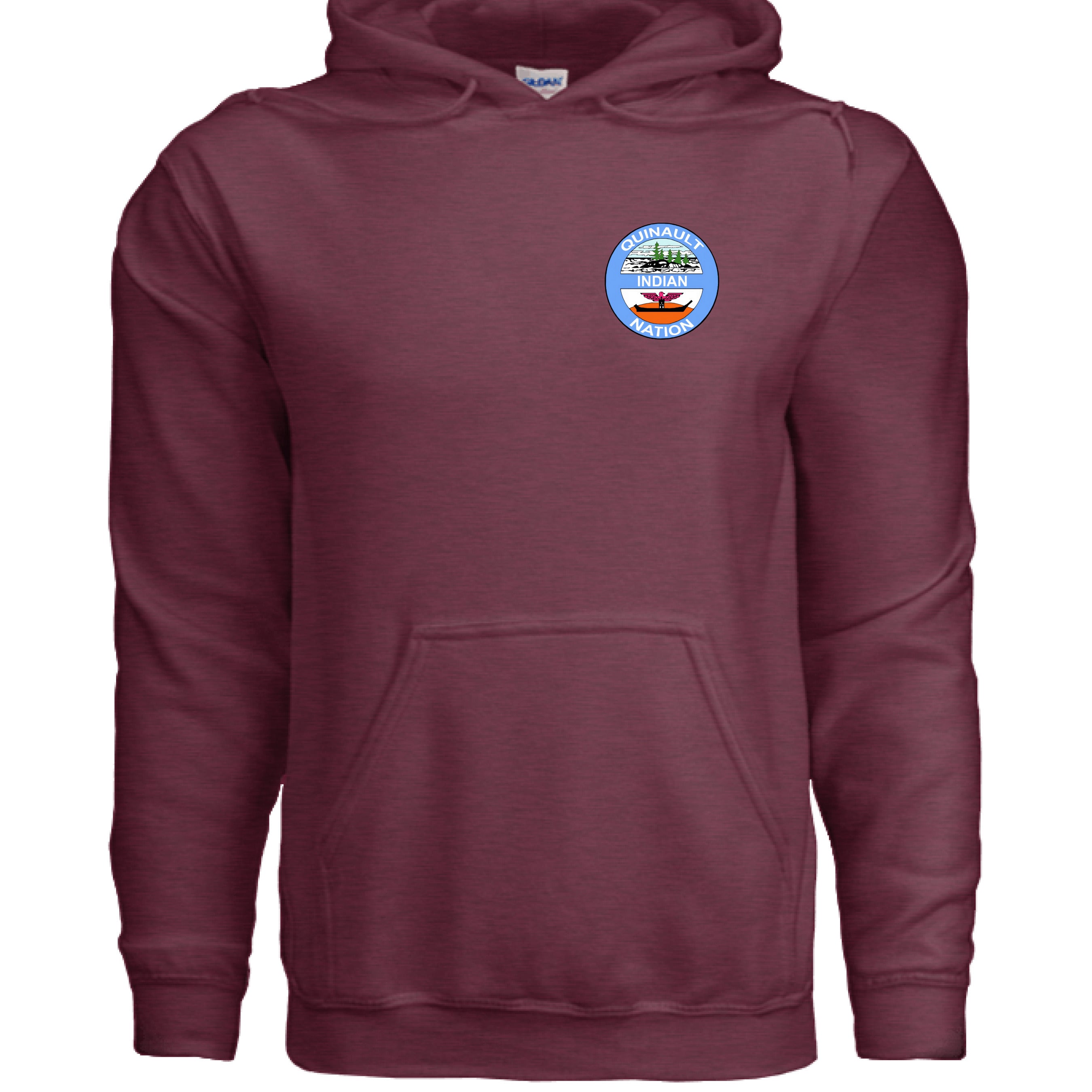 Heather Sport Dark Maroon - FRONT