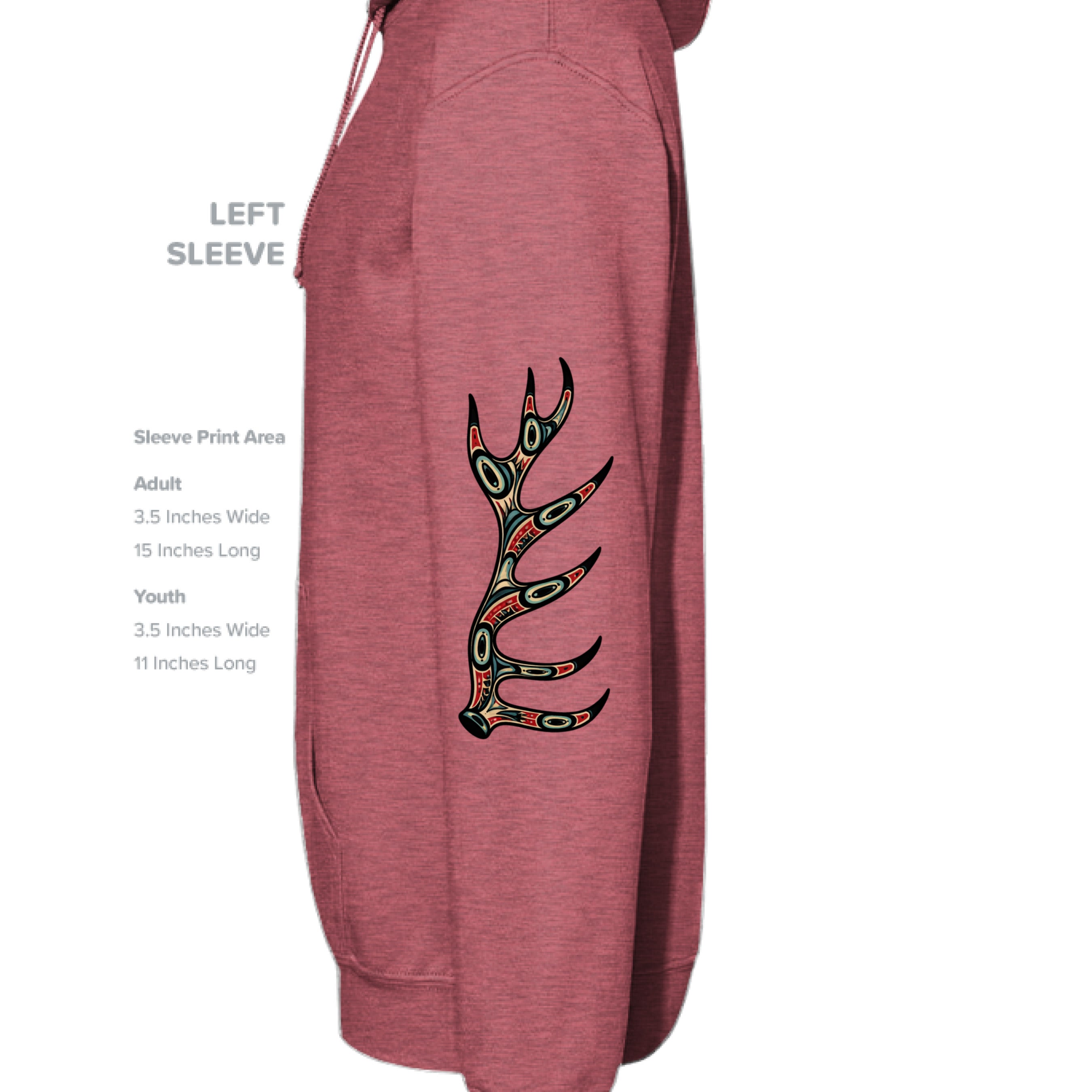 Heather Sport Scarlet Red - SLEEVE_LEFT
