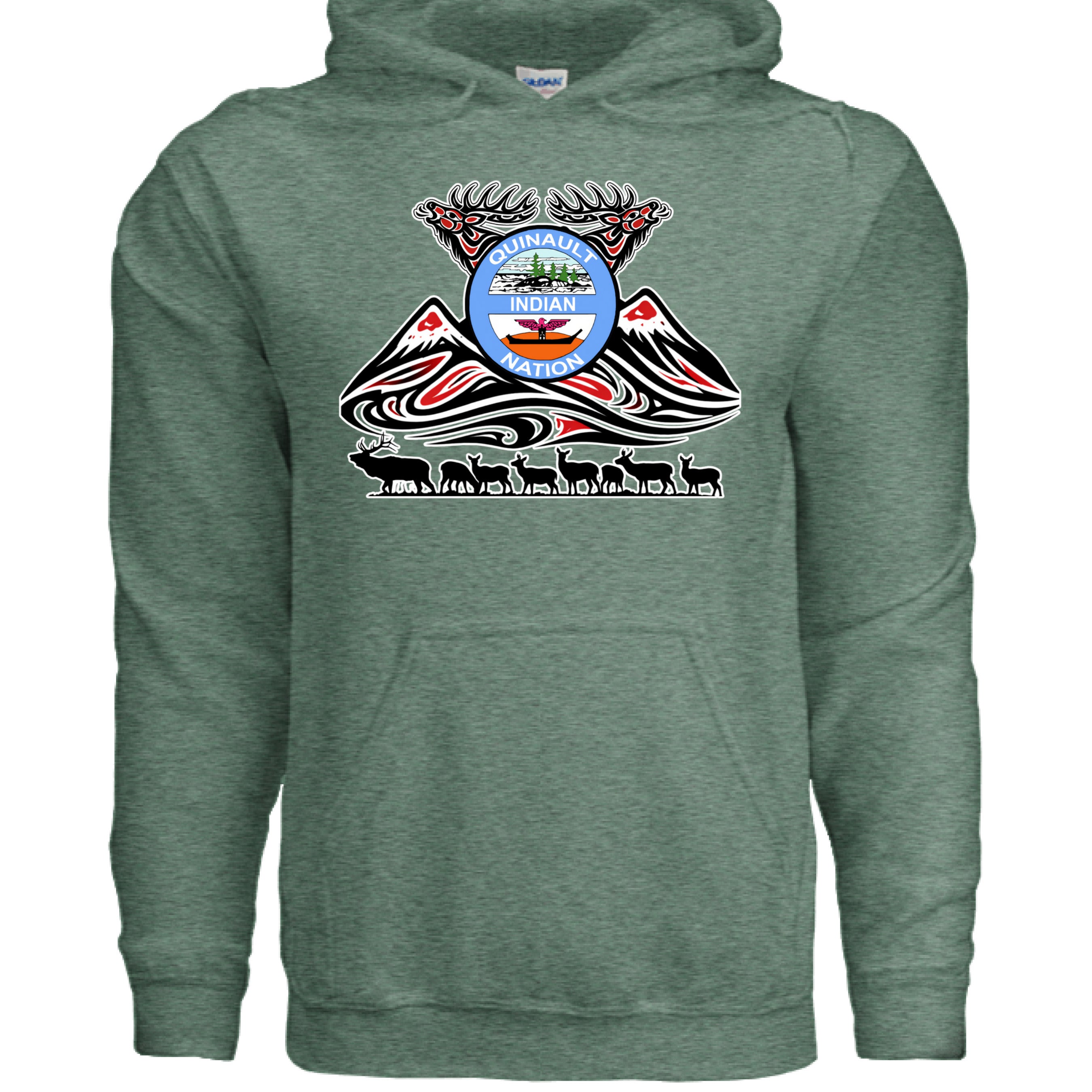 Heather Sport Dark Green - FRONT
